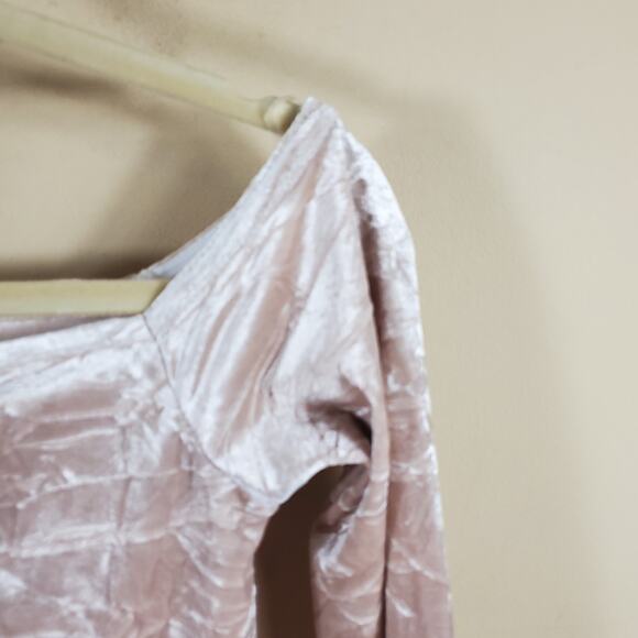 525 America Asymmetrical One Shoulder Top In Champagne Size S - Picture 8 of 12